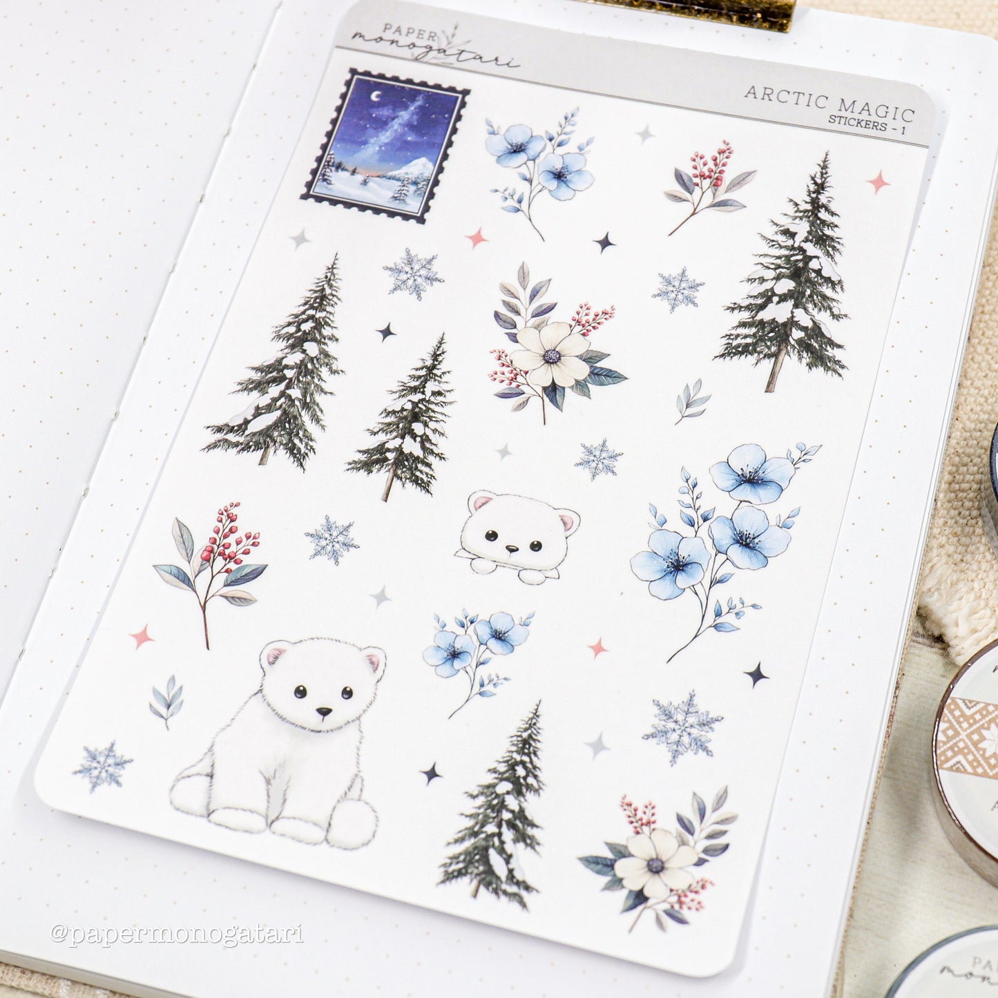 Arctic Magic Sticker Sheet #1