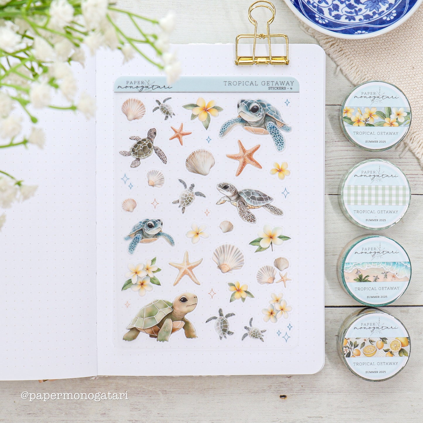 Tropical Getaway 5 Sticker Bundle
