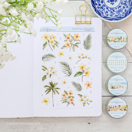 Tropical Getaway Sticker Sheet #2