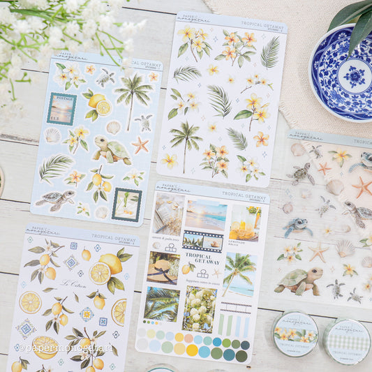 Tropical Getaway 5 Sticker Bundle