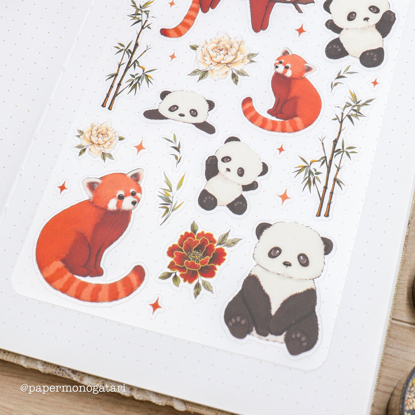 Dancing Leaves Sticker Sheet #1
