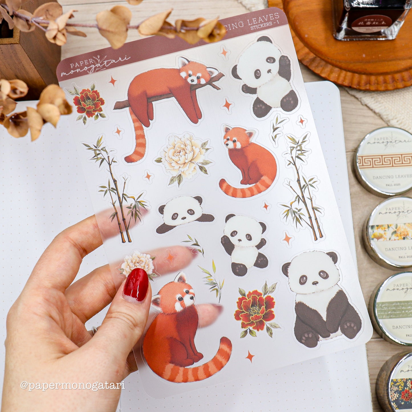 Dancing Leaves 4 Sticker Bundle