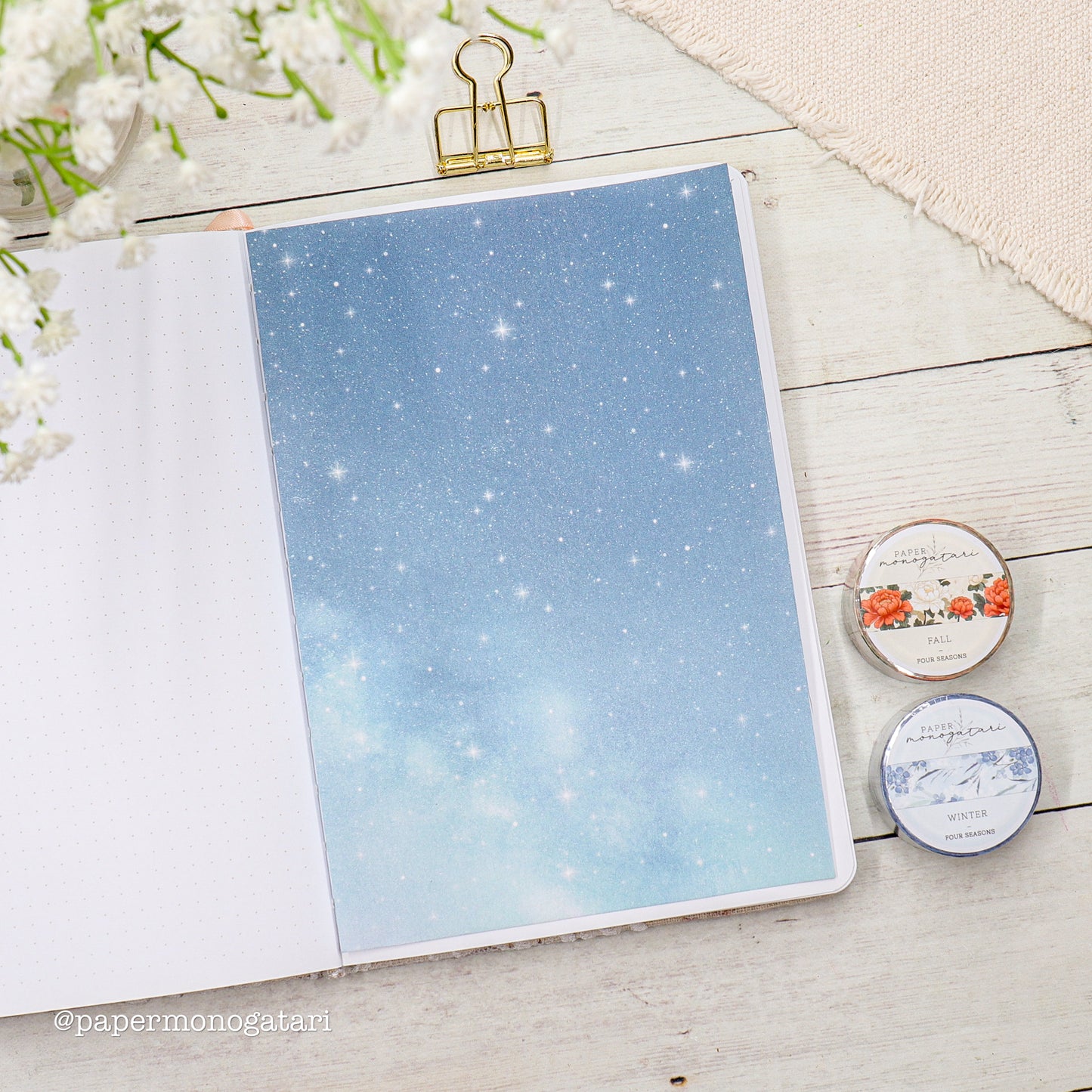 Four Seasons 8 Washi Paper Ephemera Set