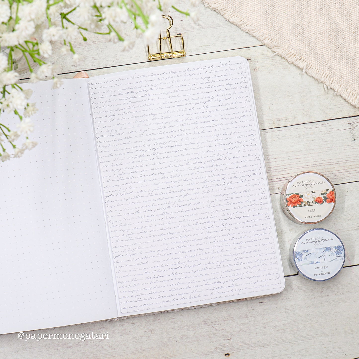 Four Seasons 8 Washi Paper Ephemera Set