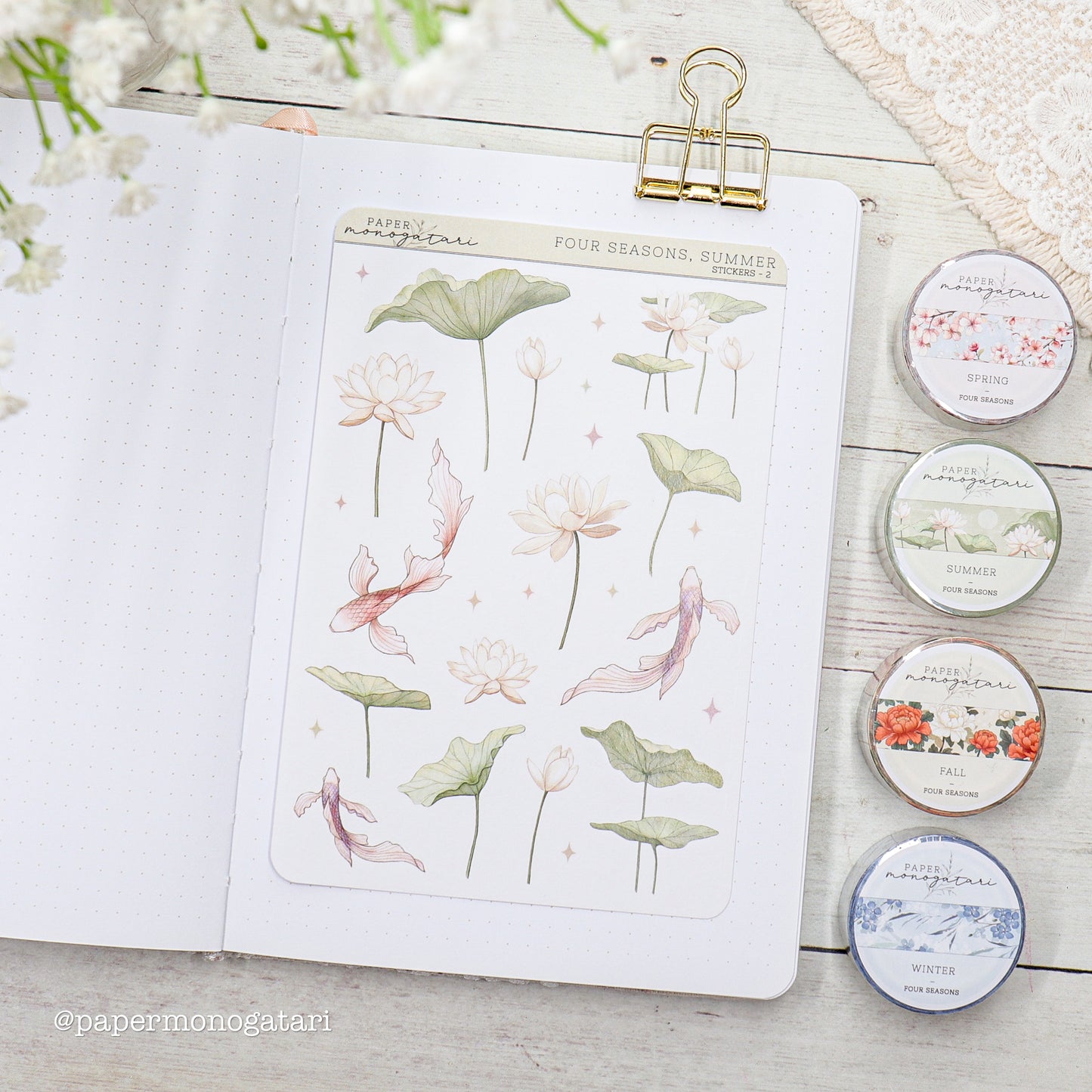 Summer - Four Seasons Sticker Sheet #2