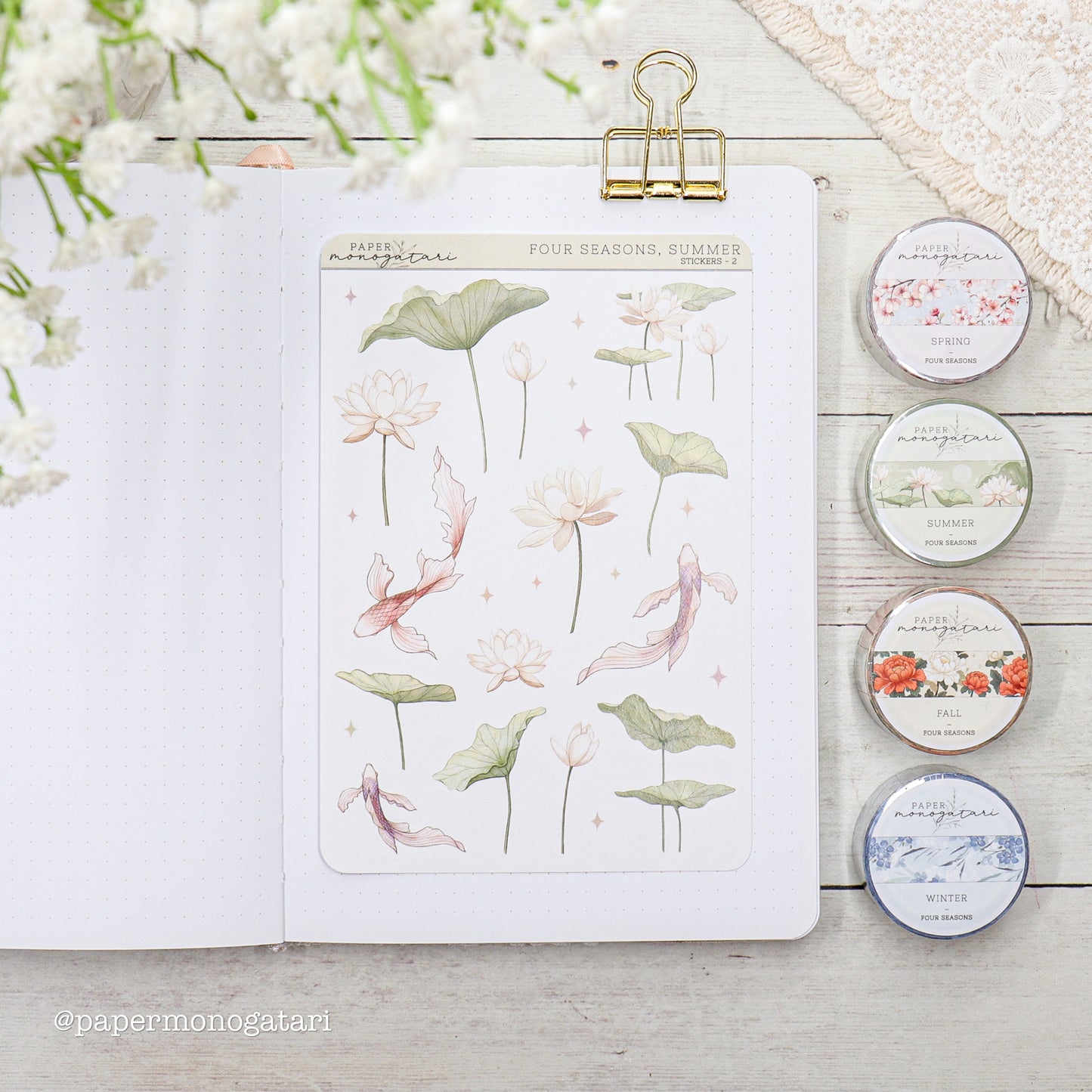 Summer - Four Seasons Sticker Sheet #2