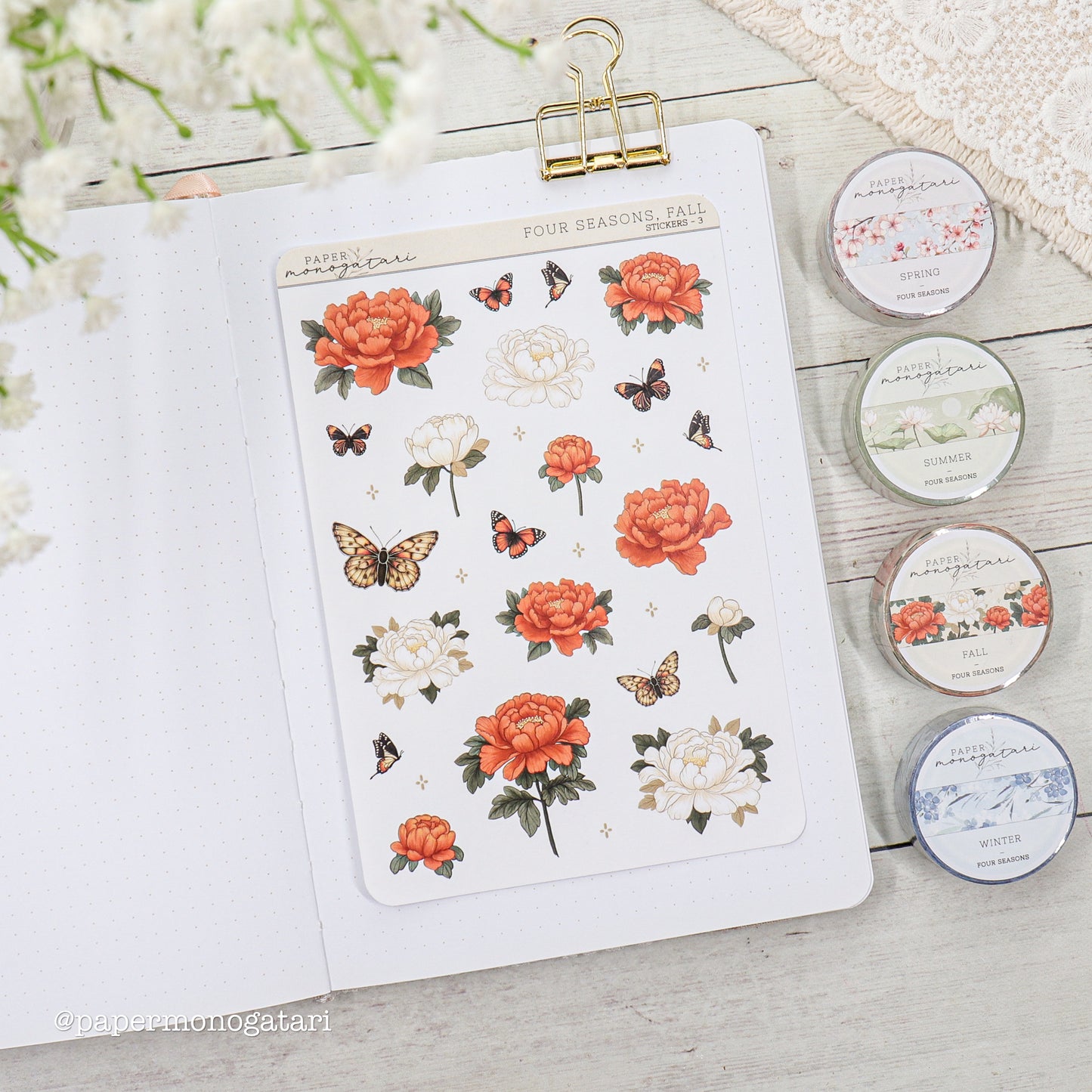 Fall - Four Seasons Sticker Sheet #3