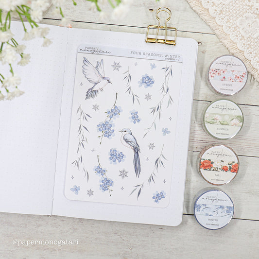 Winter - Four Seasons Sticker Sheet #4