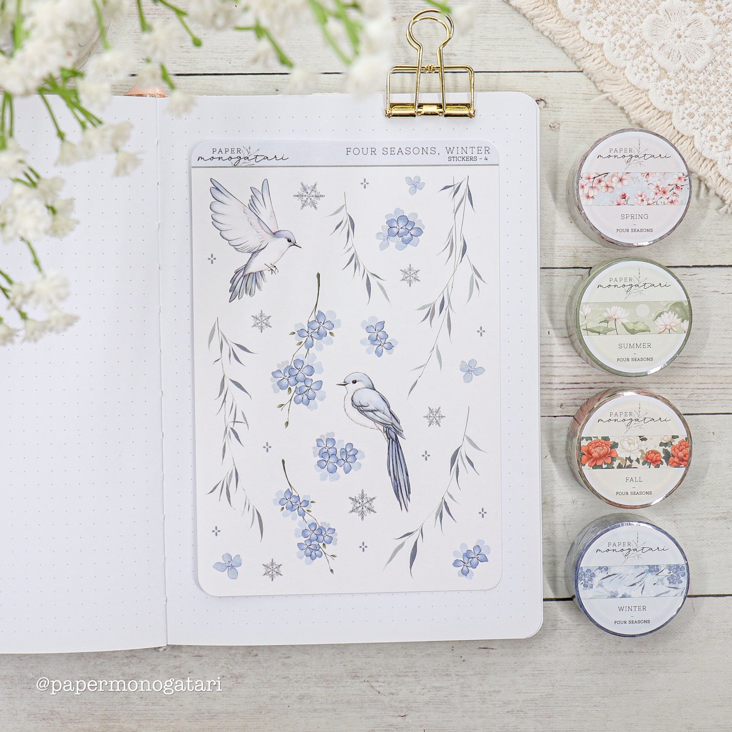 Winter - Four Seasons Sticker Sheet #4