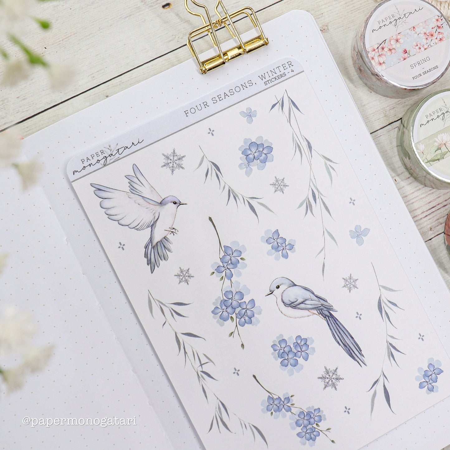 Winter - Four Seasons Sticker Sheet #4