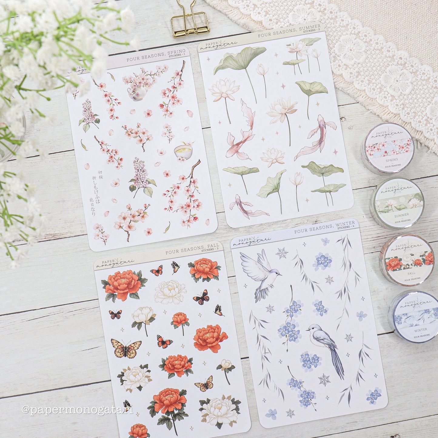 Four Seasons 4 Sticker Bundle