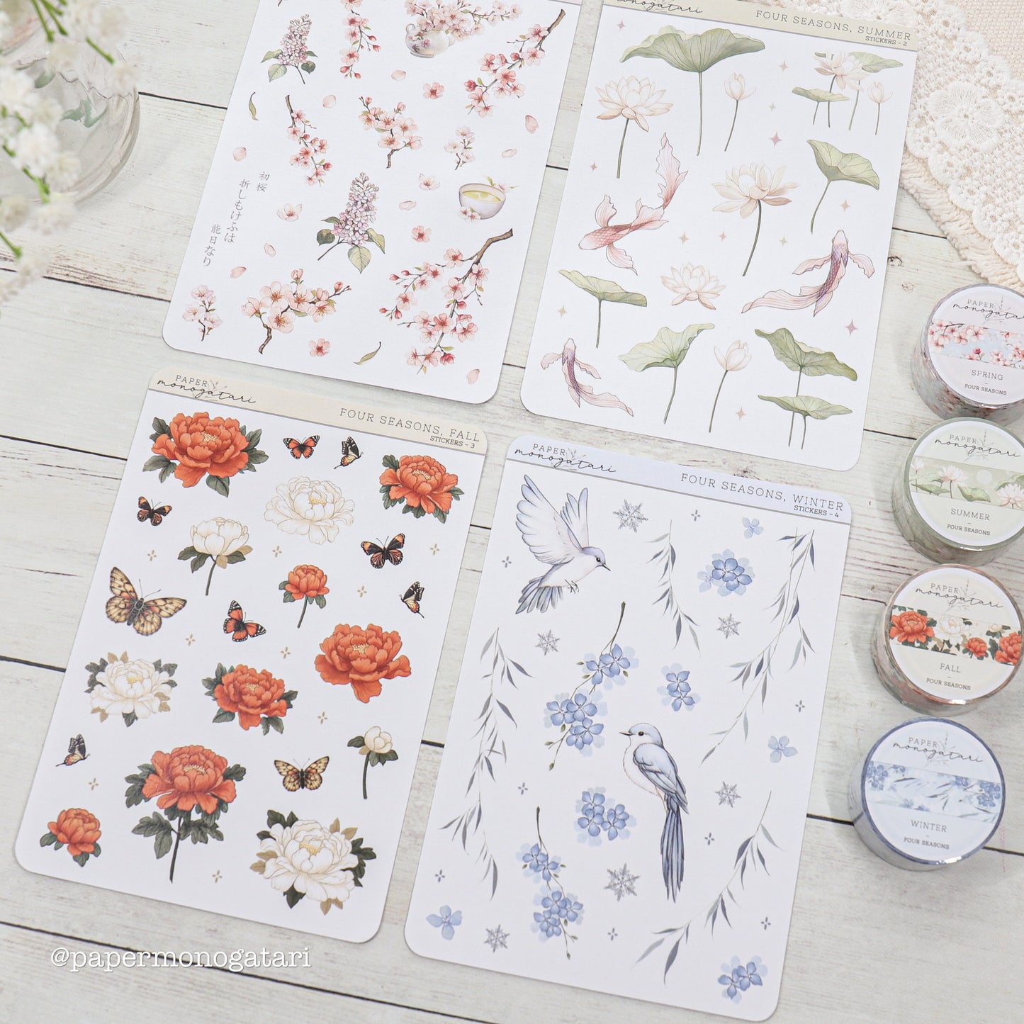 Four Seasons 4 Sticker Bundle