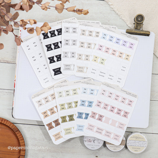 Planner Tab Stickers [New Colors!]