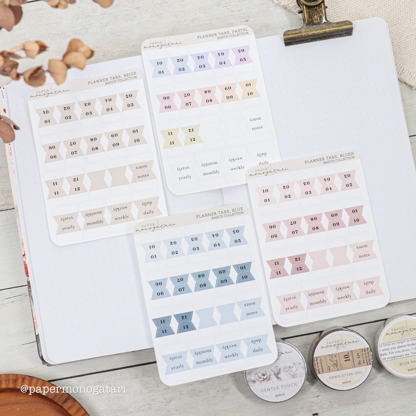 Planner Tab Stickers [New Colors!]