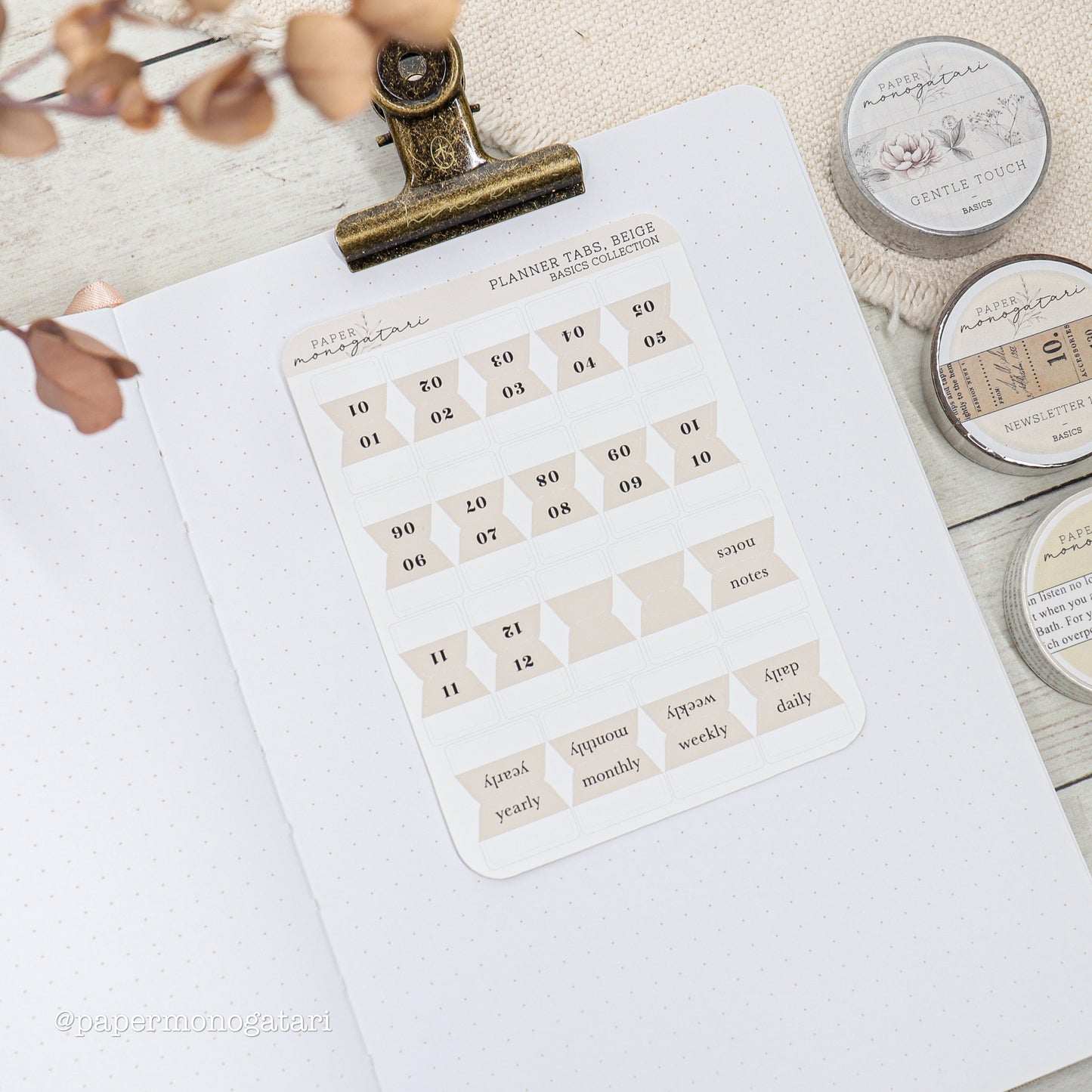 Planner Tab Stickers [New Colors!]