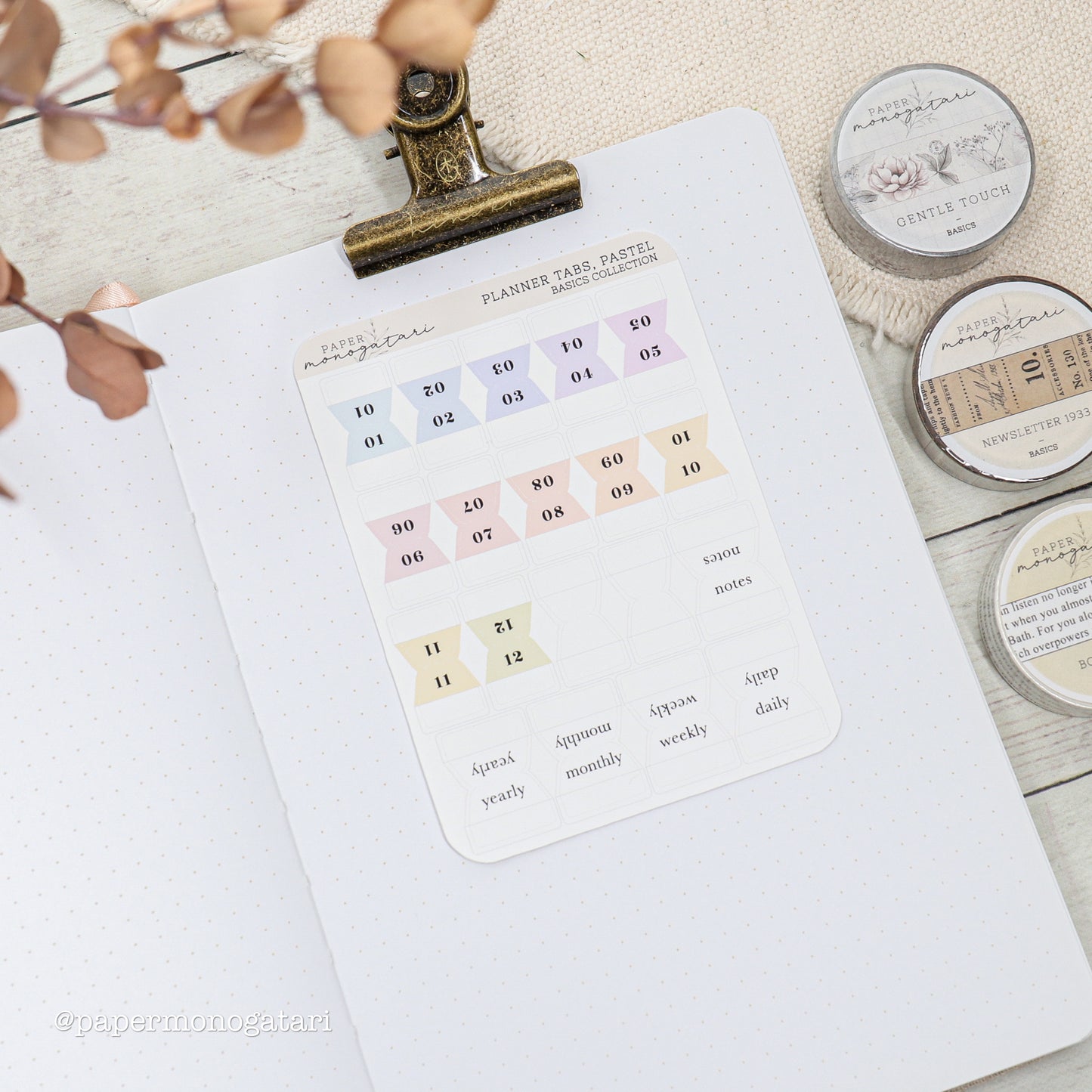 Planner Tab Stickers [New Colors!]