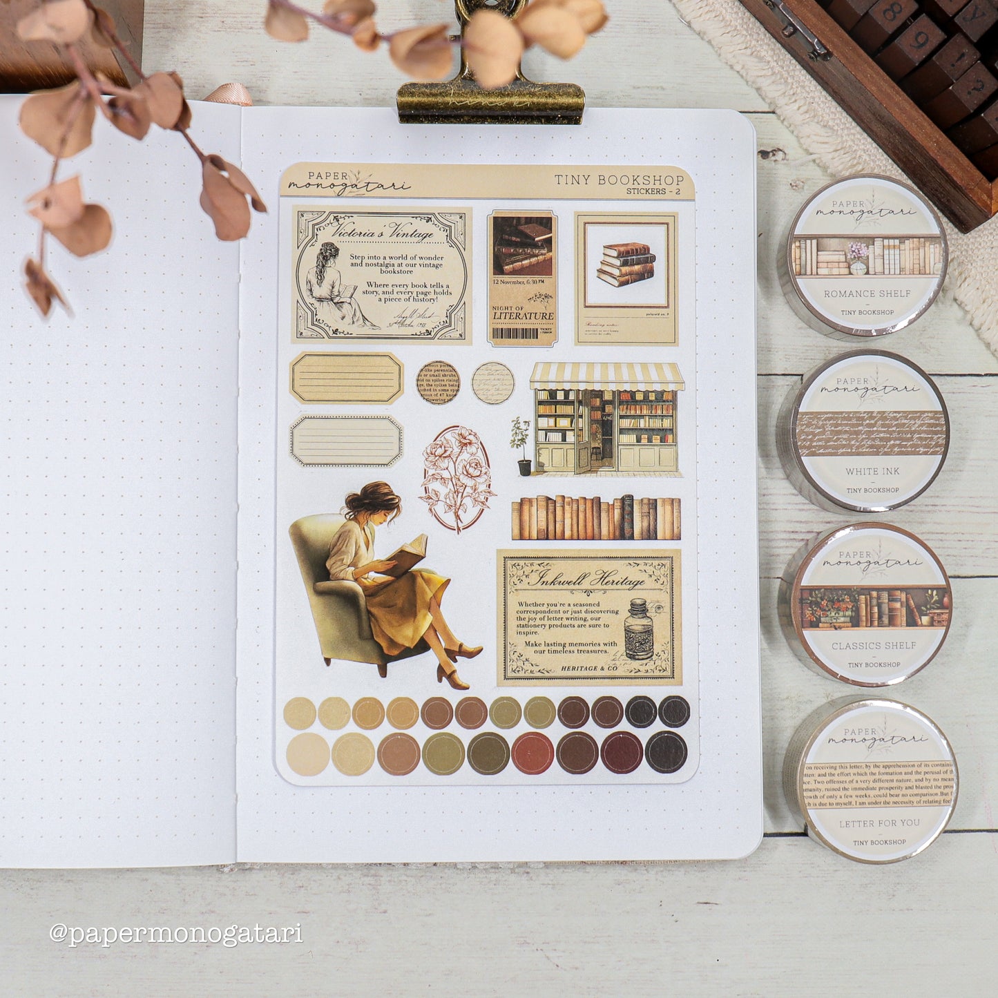 Bookshop Stickers - Tiny Bookshop #2