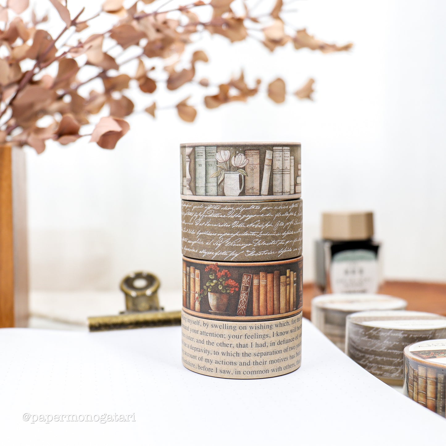 Tiny Bookshop Washi Tape Set