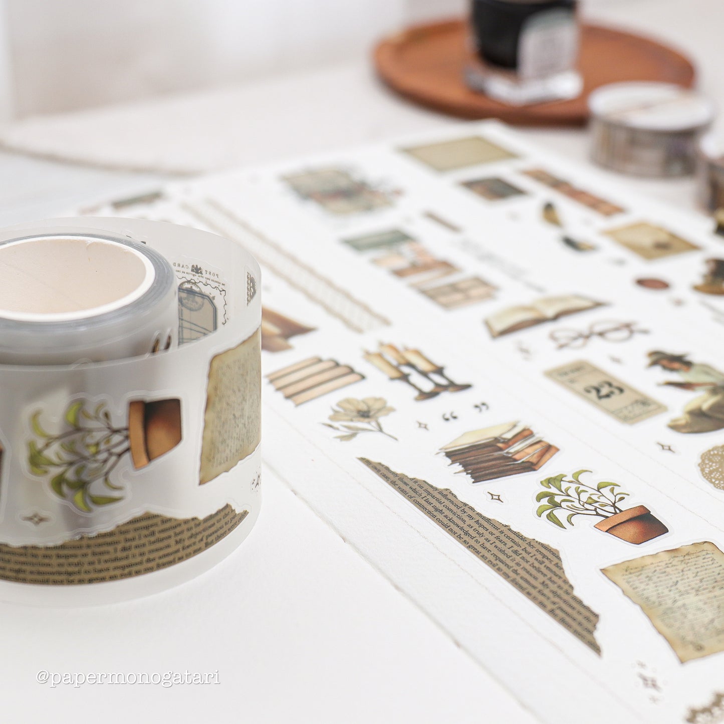 Tiny Bookshop PET Tape (pre-cut)