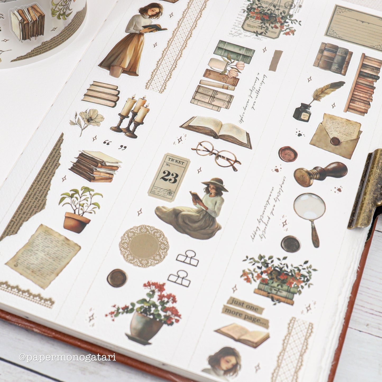 Tiny Bookshop PET Tape (pre-cut)