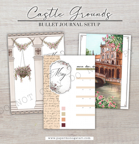 Castle Grounds (2024) | Digital Bullet Journal Theme