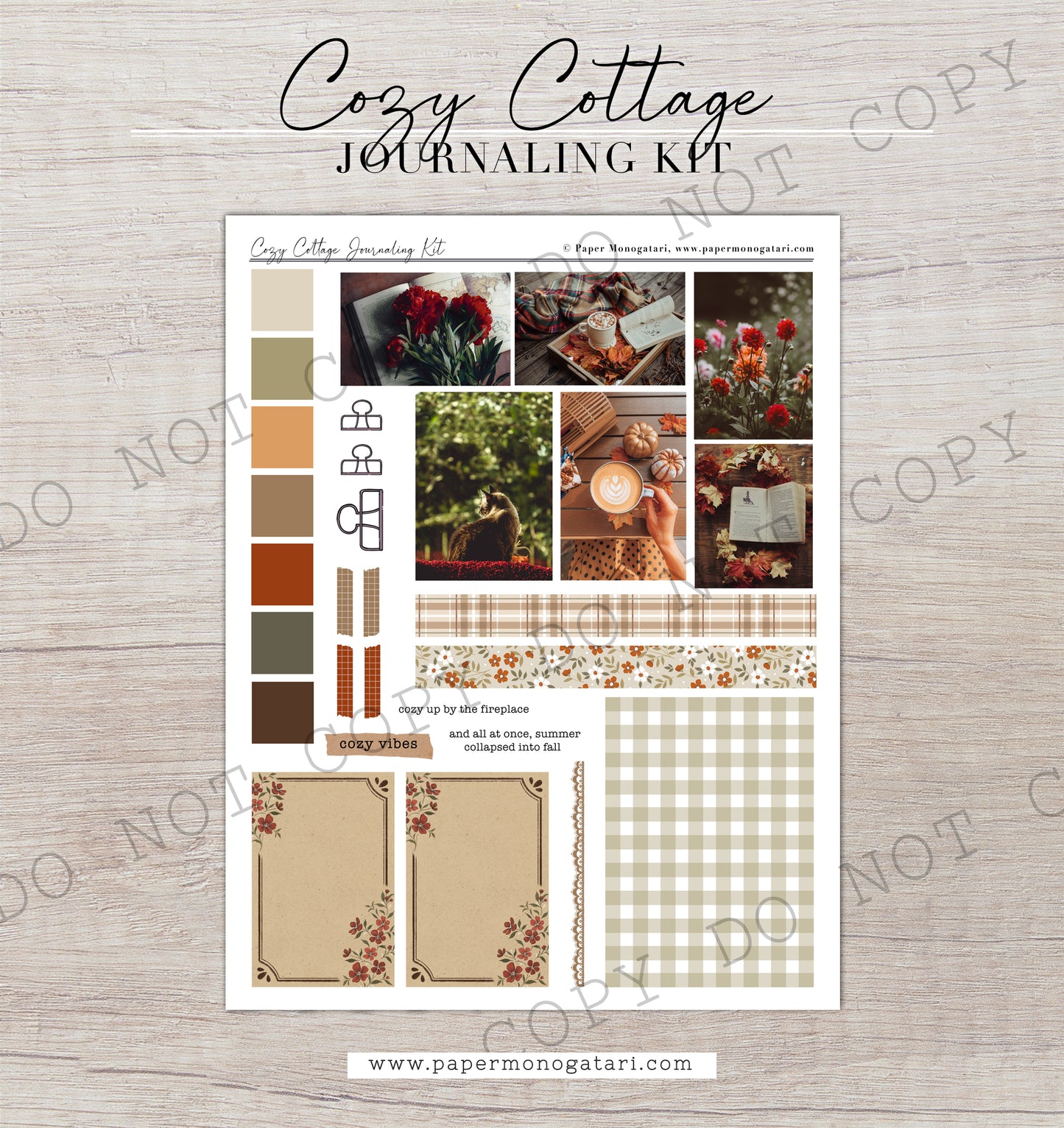 Cozy Cottage | Digital Journaling Kit