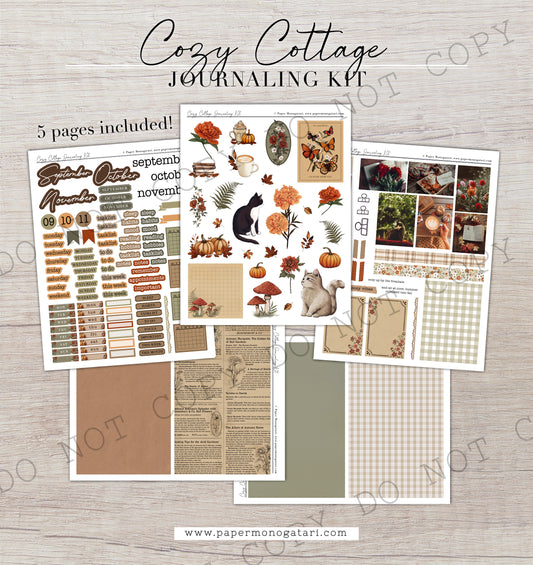 Cozy Cottage | Digital Journaling Kit