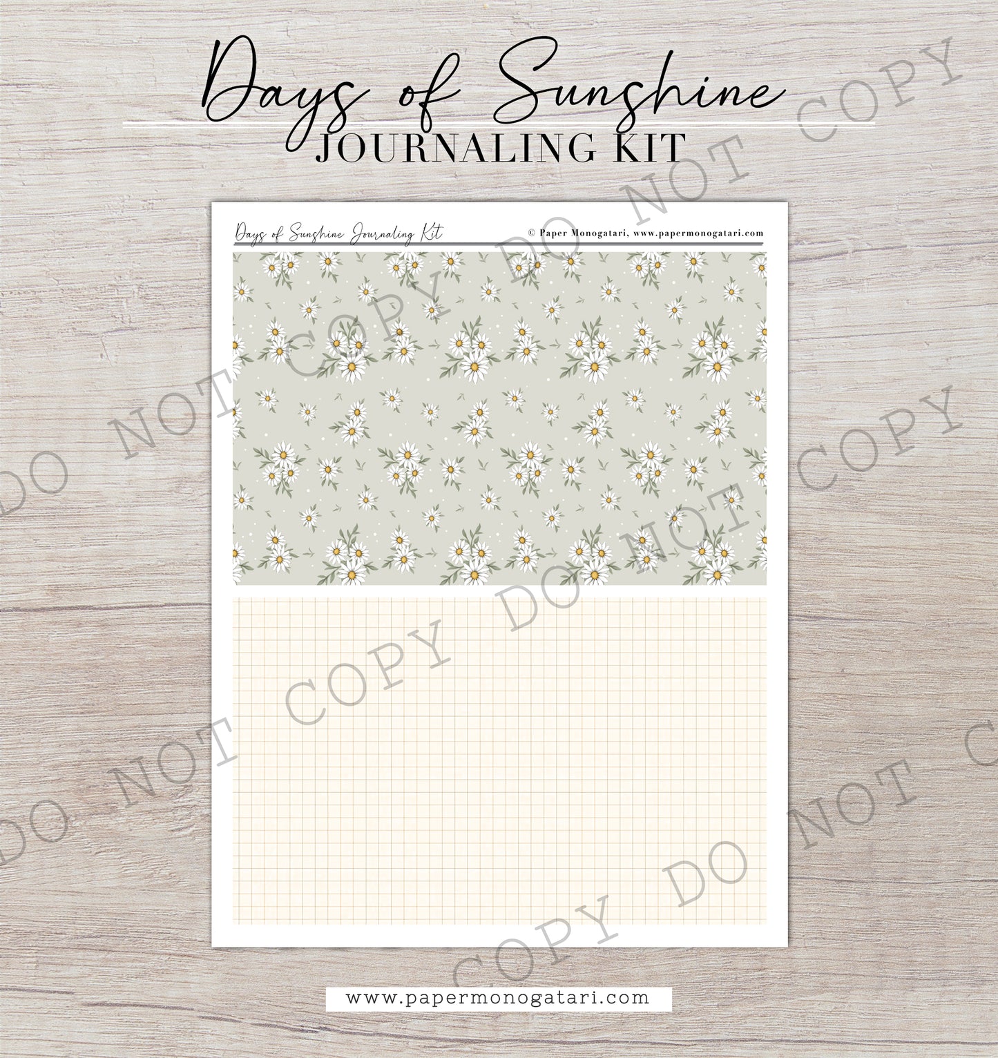 Days of Sunshine | Digital Journaling Kit