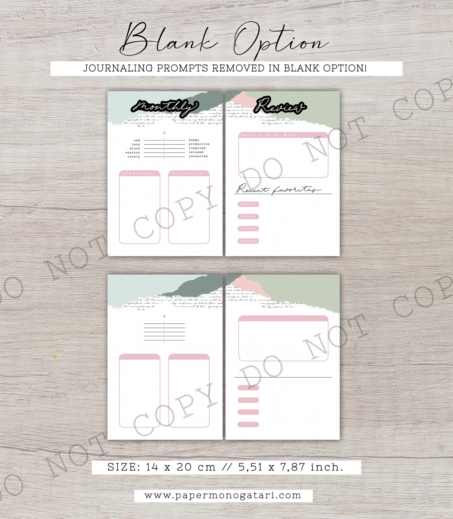 Dreamy Spring | Digital Bullet Journal Theme (Undated: Apr, May + Blank)