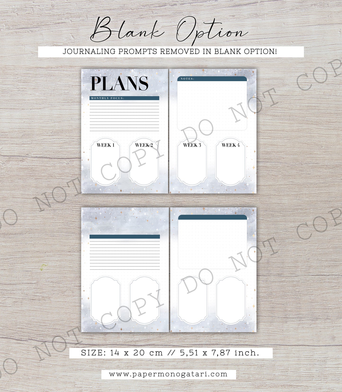 Glimmering Frost | Digital Bullet Journal Theme (Undated: Nov, Dec + Blank)