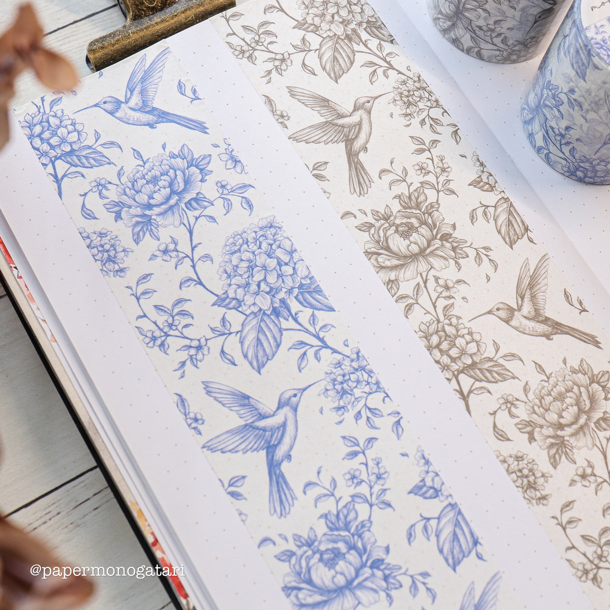 Toile de Jouy Wide Washi Tape Set