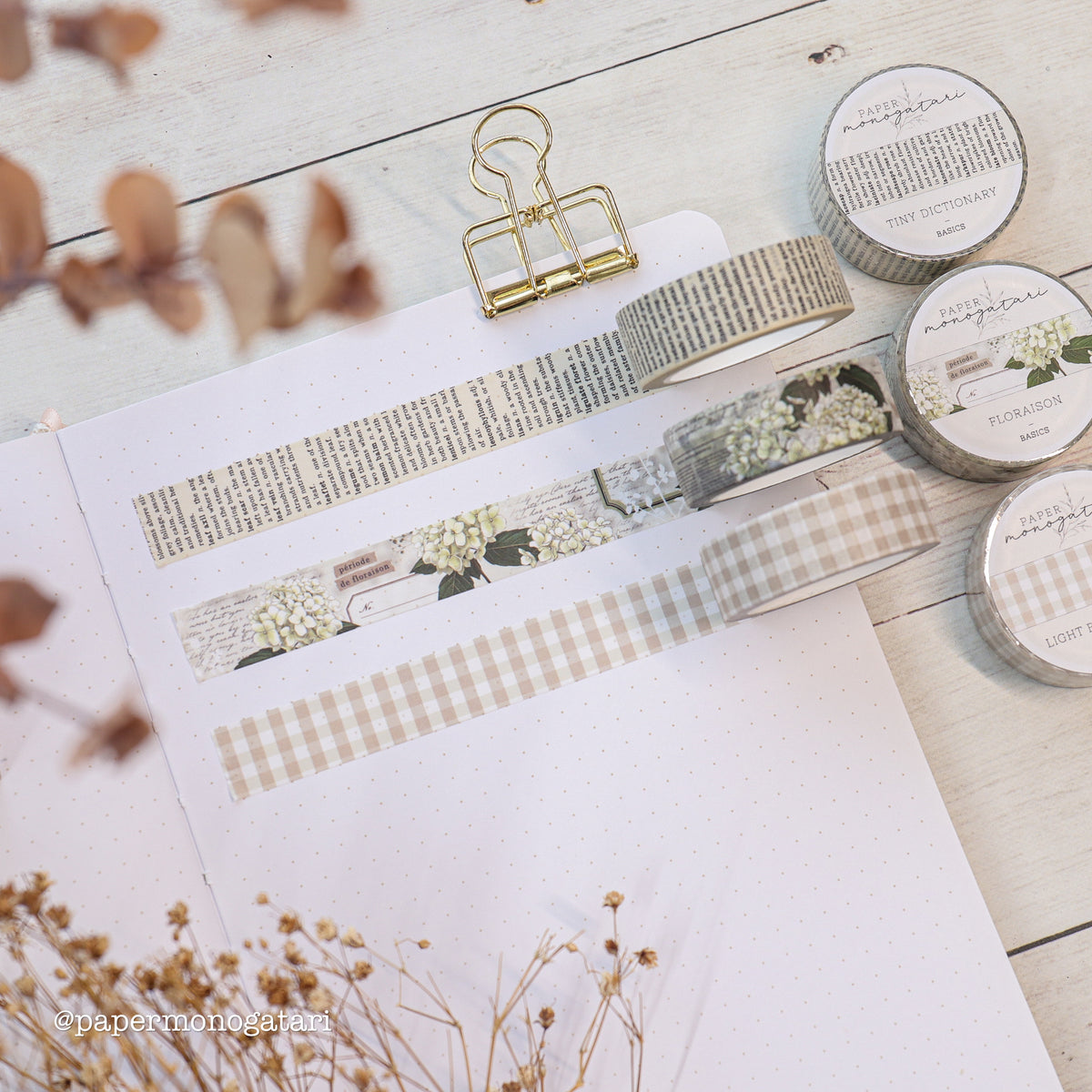 Neutrals No. 4 Washi Tape Set