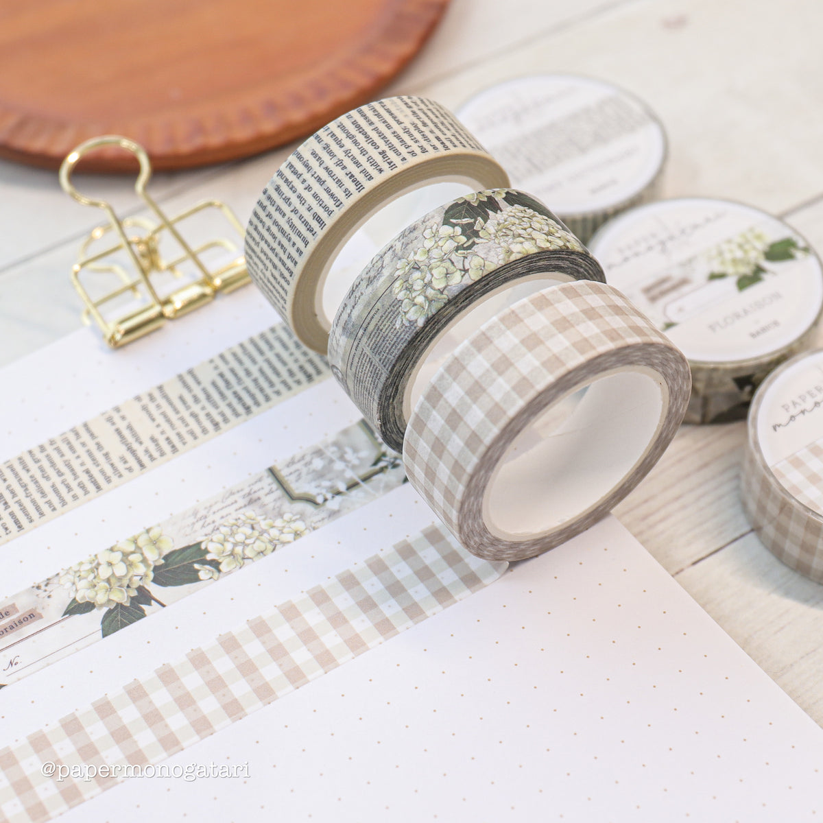 Neutrals No. 4 Washi Tape Set