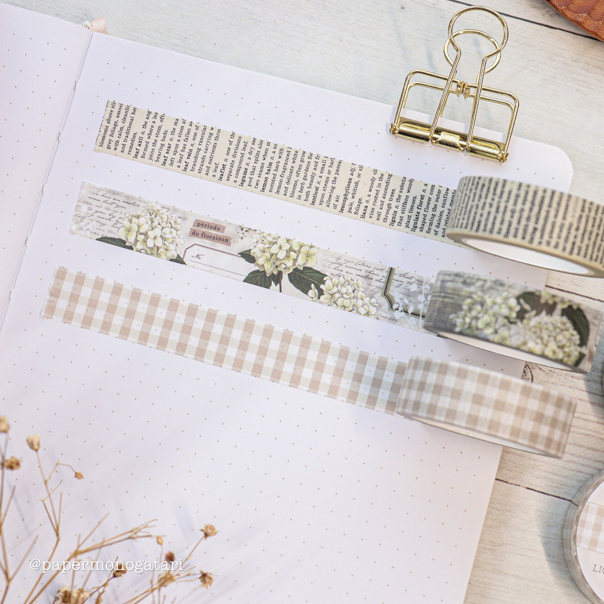 Neutrals No. 4 Washi Tape Set