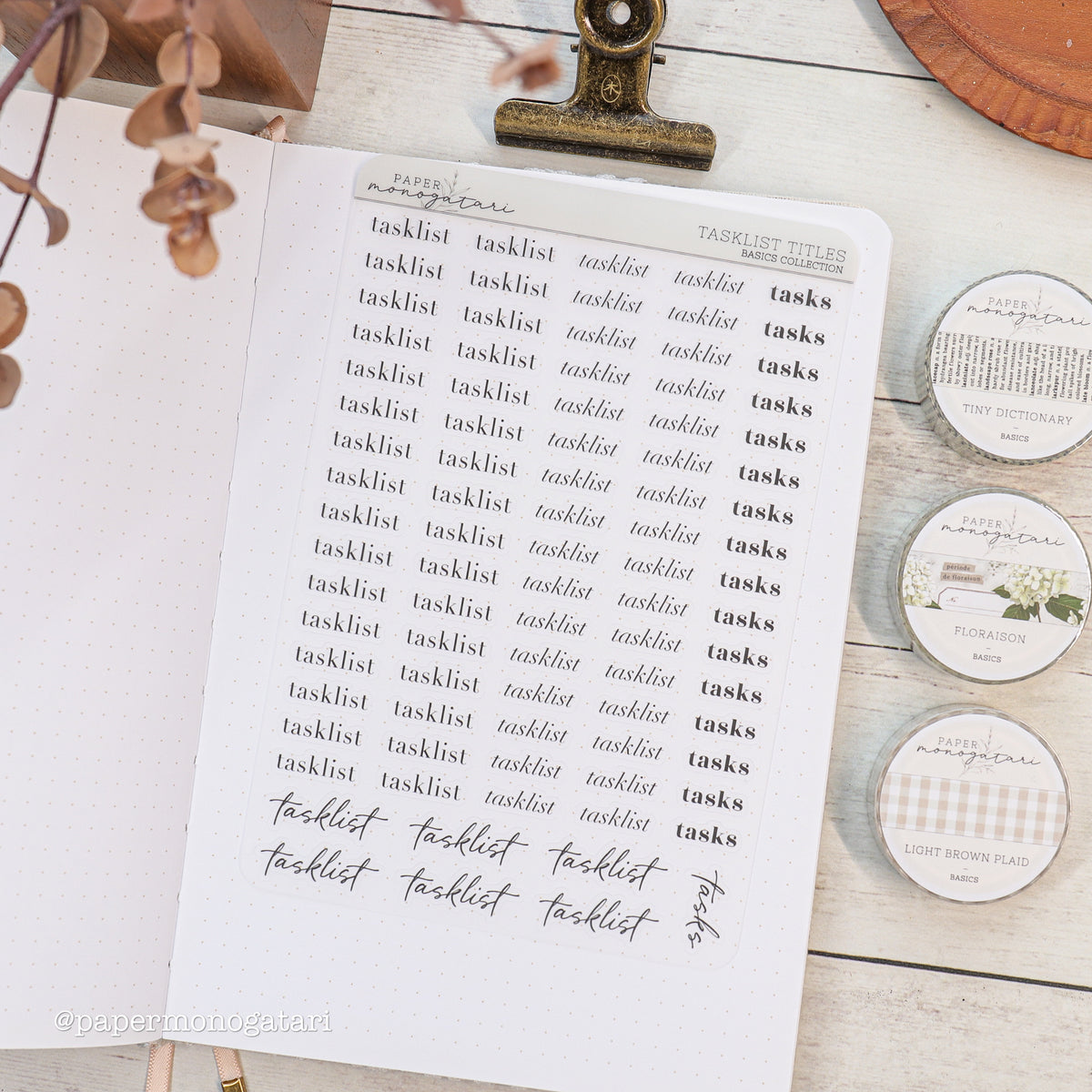 Tasklist Stickers
