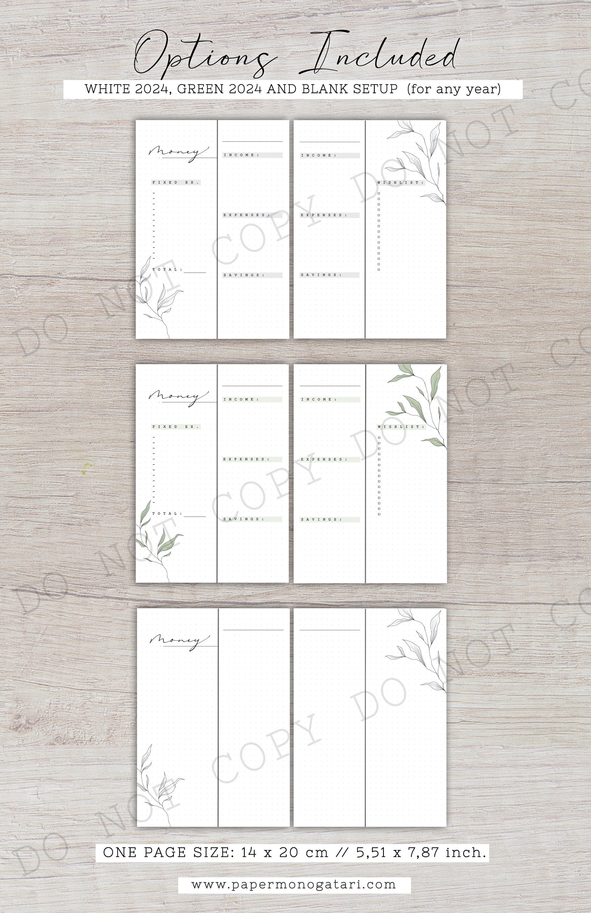 Minimalist 2024 Yearly Setup  Digital Bullet Journal Theme – Paper  Monogatari