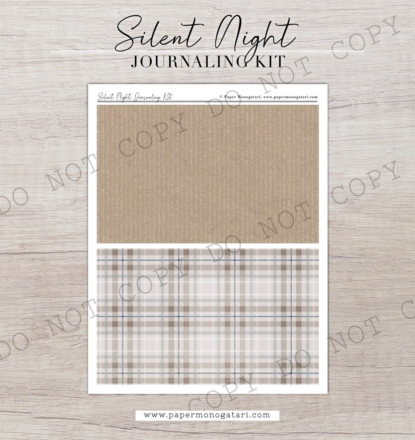 Silent Night | Digital Journaling Kit