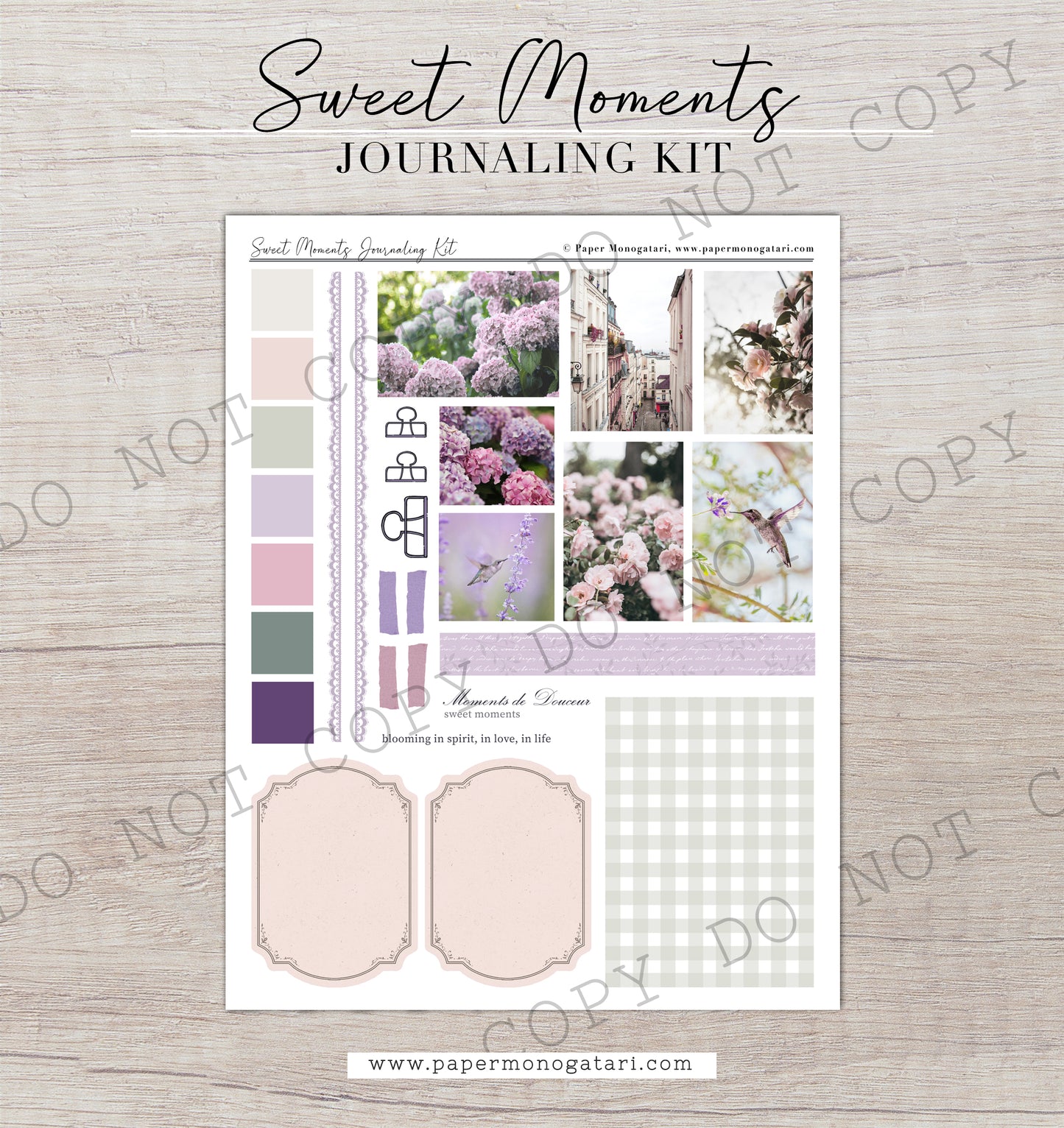 Sweet Moments | Digital Journaling Kit