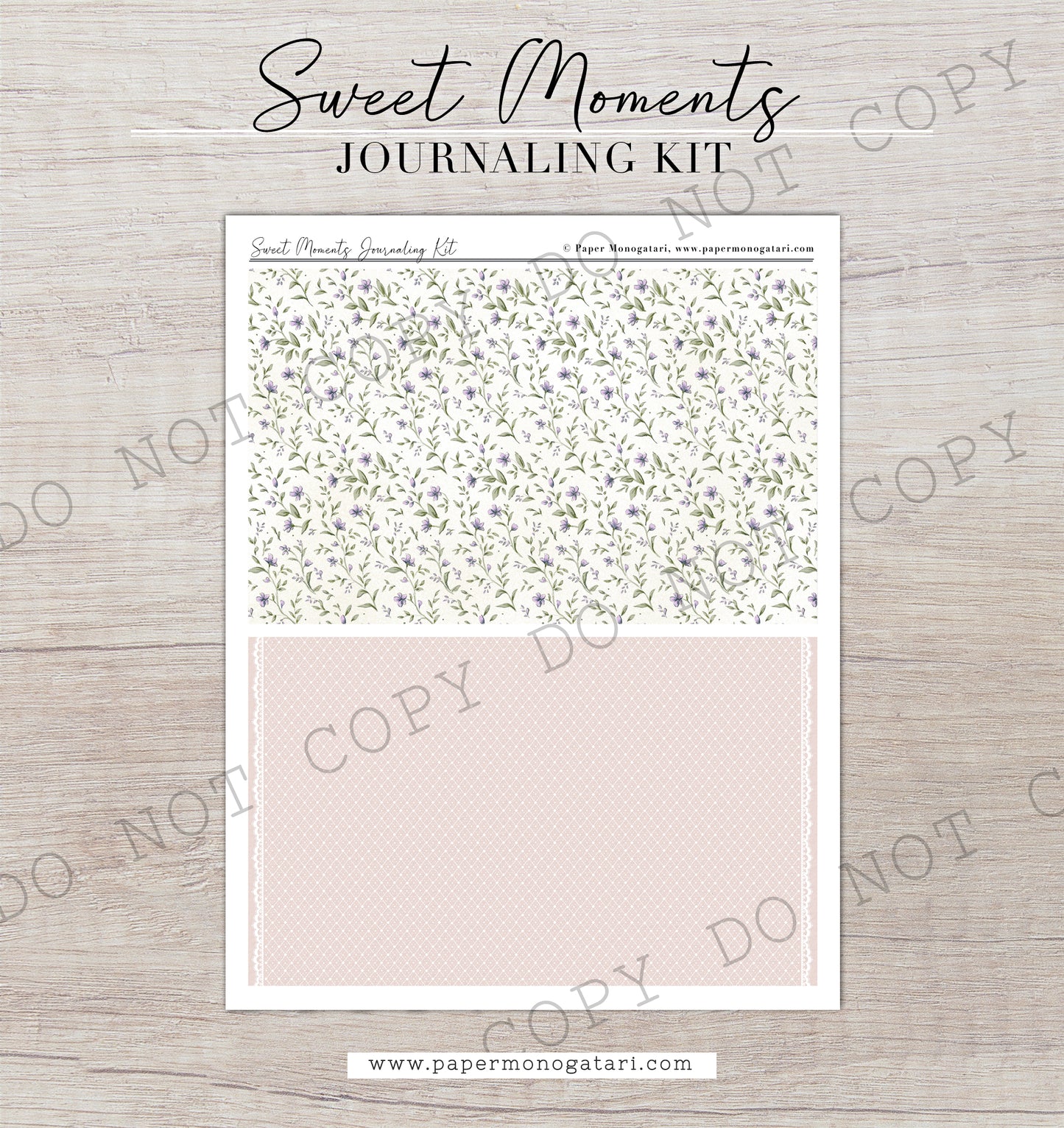 Sweet Moments | Digital Journaling Kit