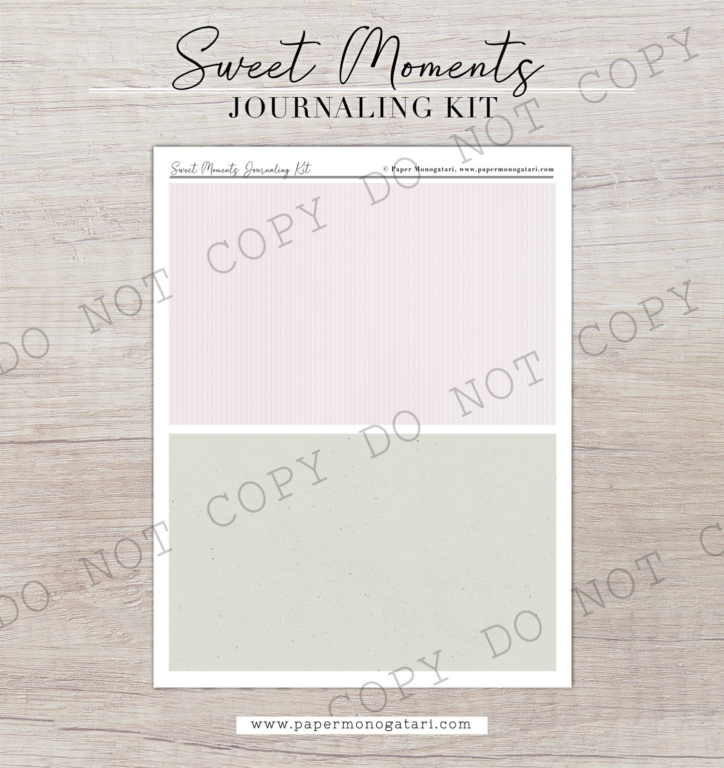 Sweet Moments | Digital Journaling Kit
