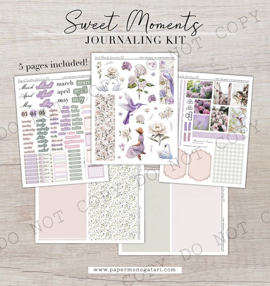 Sweet Moments | Digital Journaling Kit