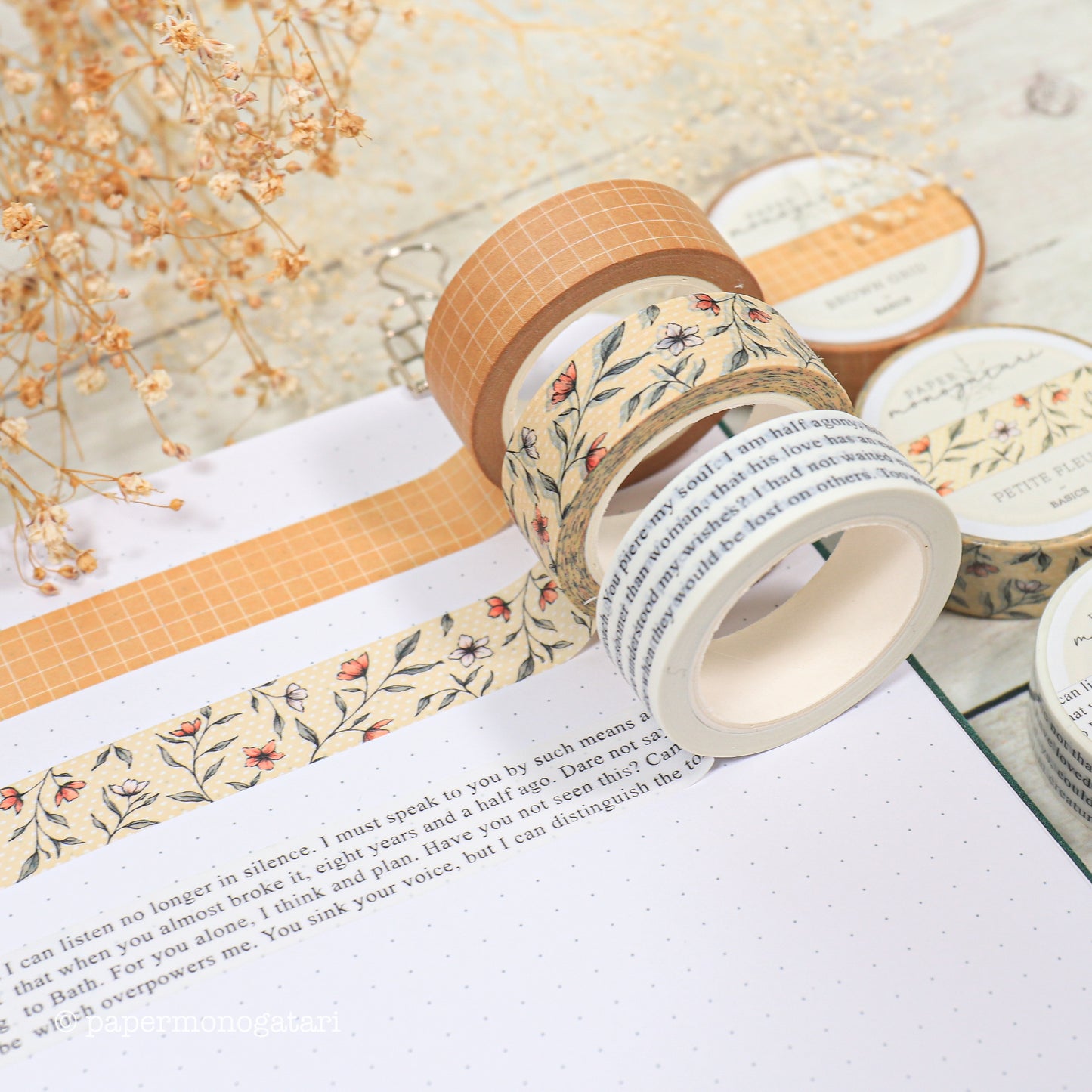 Neutrals No. 2 Washi Tape Set