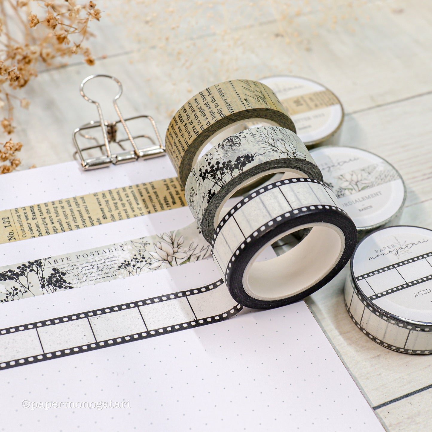 Neutrals No. 3 Washi Tape Set