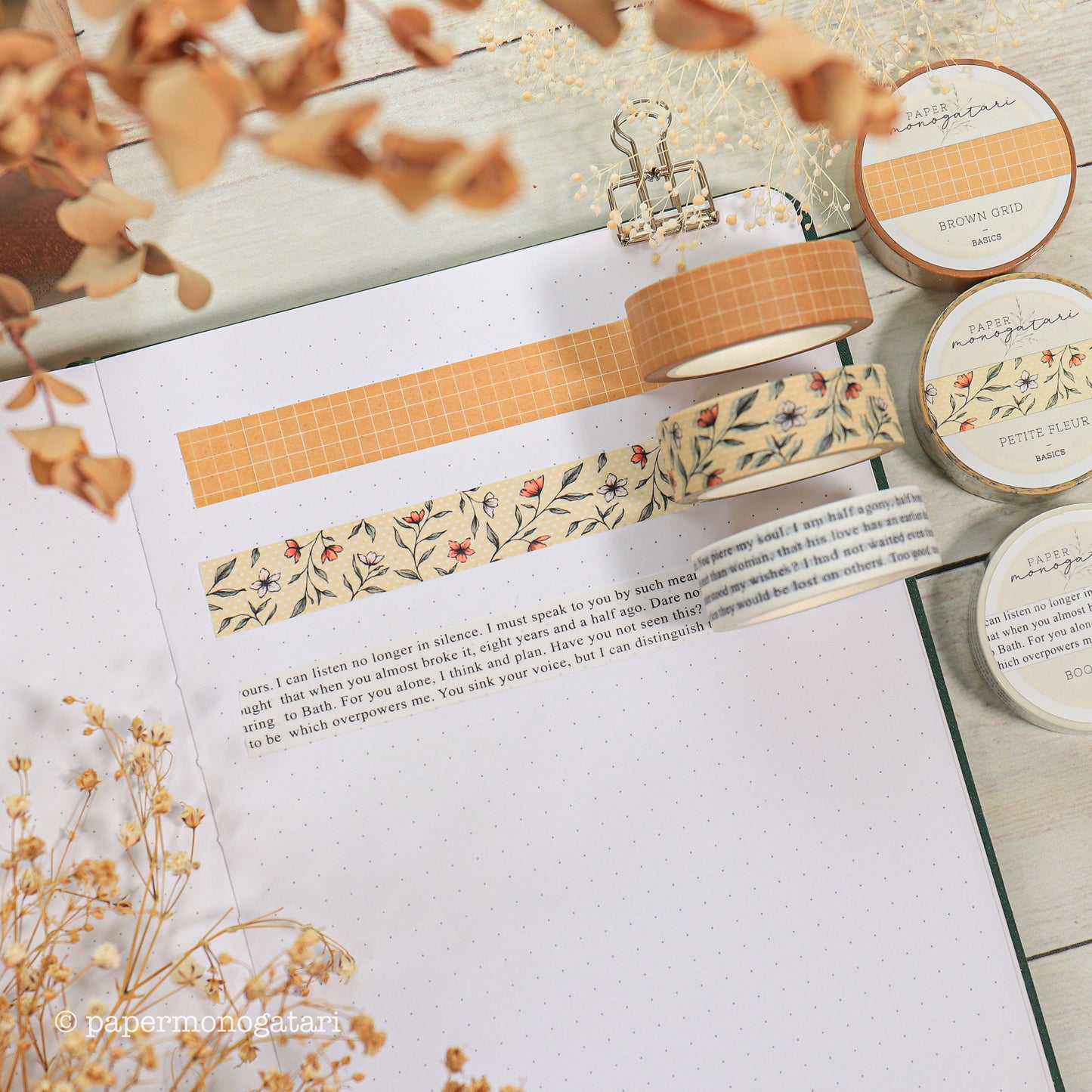 Neutrals No. 2 Washi Tape Set