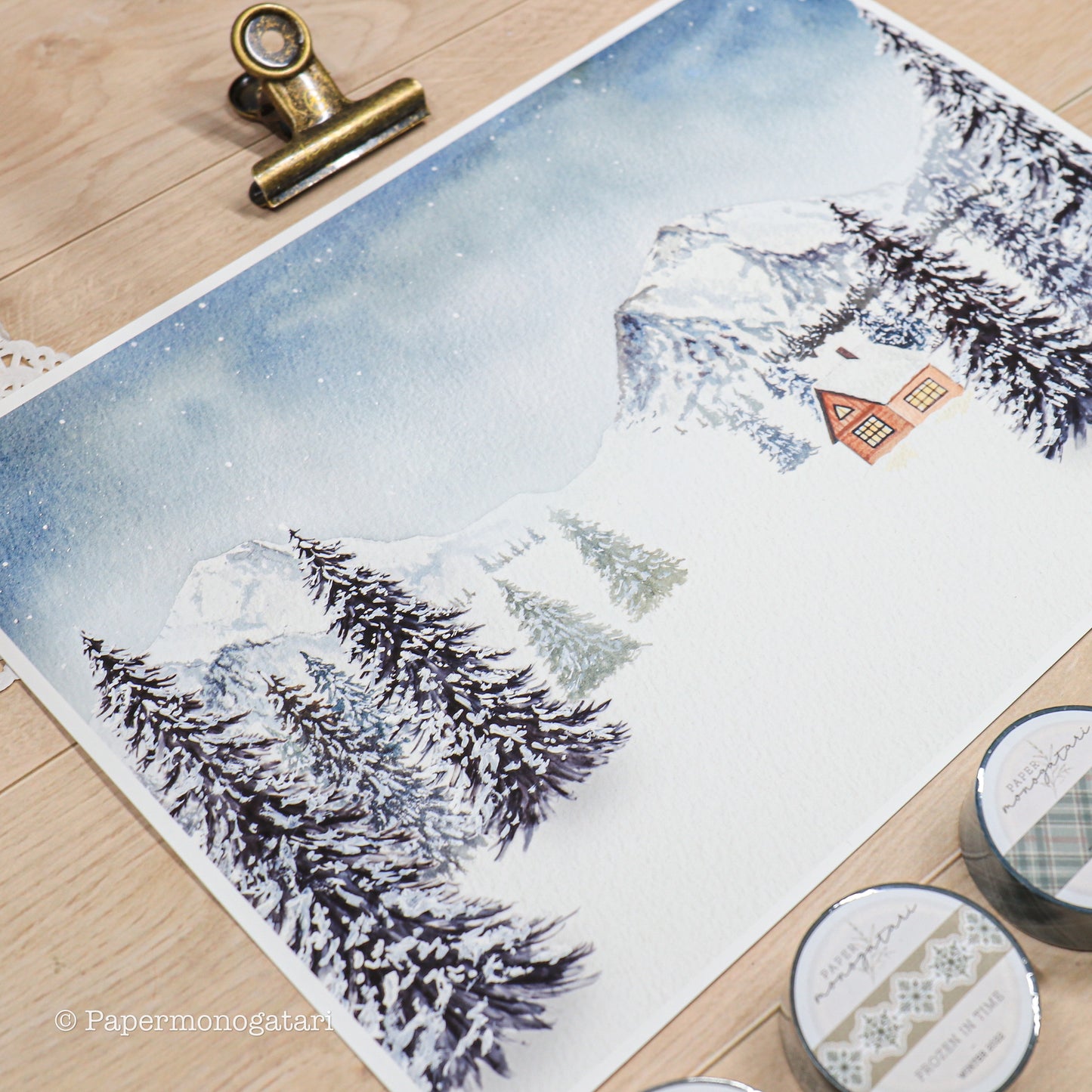 'Wintry Woods'- Art Print