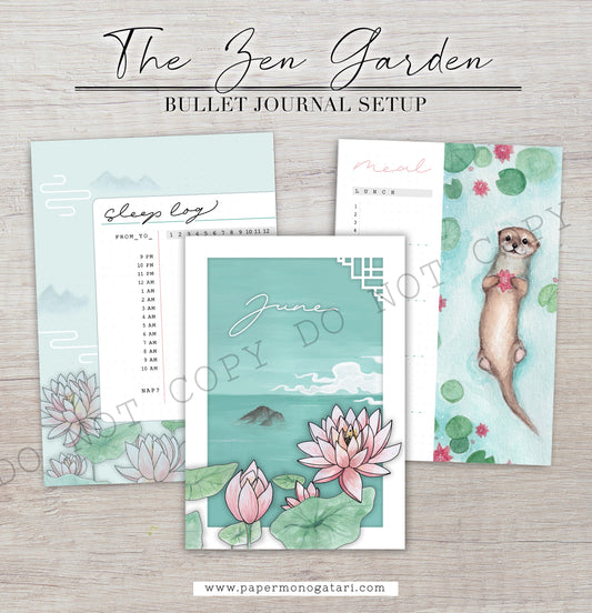 The Zen Garden | Digital Bullet Journal Theme